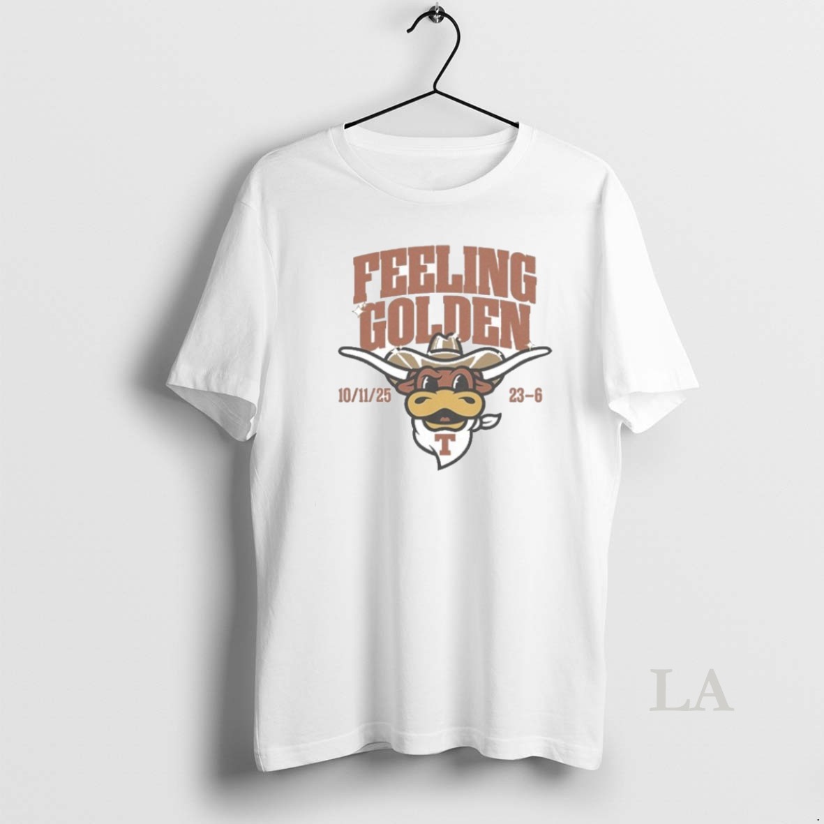 Original Texas Football Feeling Golden 10 11 2025 23 6 Shirt