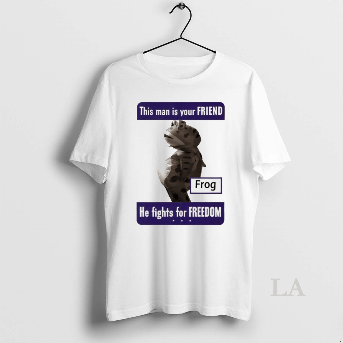Original This Man Is Your Friend Frog He Fights For Freedom Anti Ice Shirt