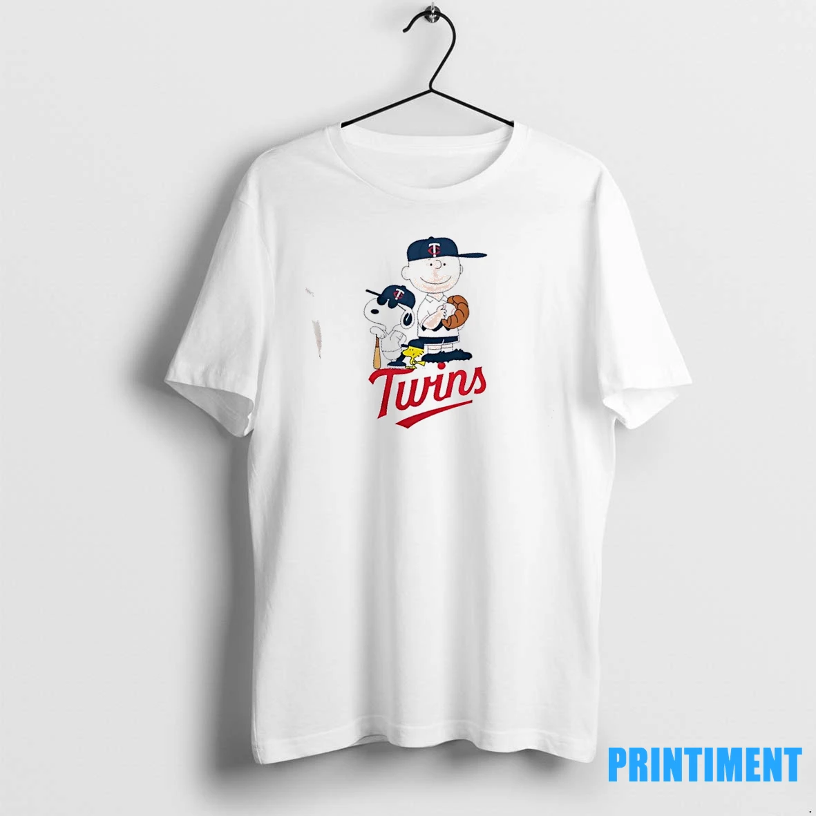 Peanuts Characters Snoopy And Charlie Brown X Minnesota Twins Baseball Tshirts Sweater Hoodie