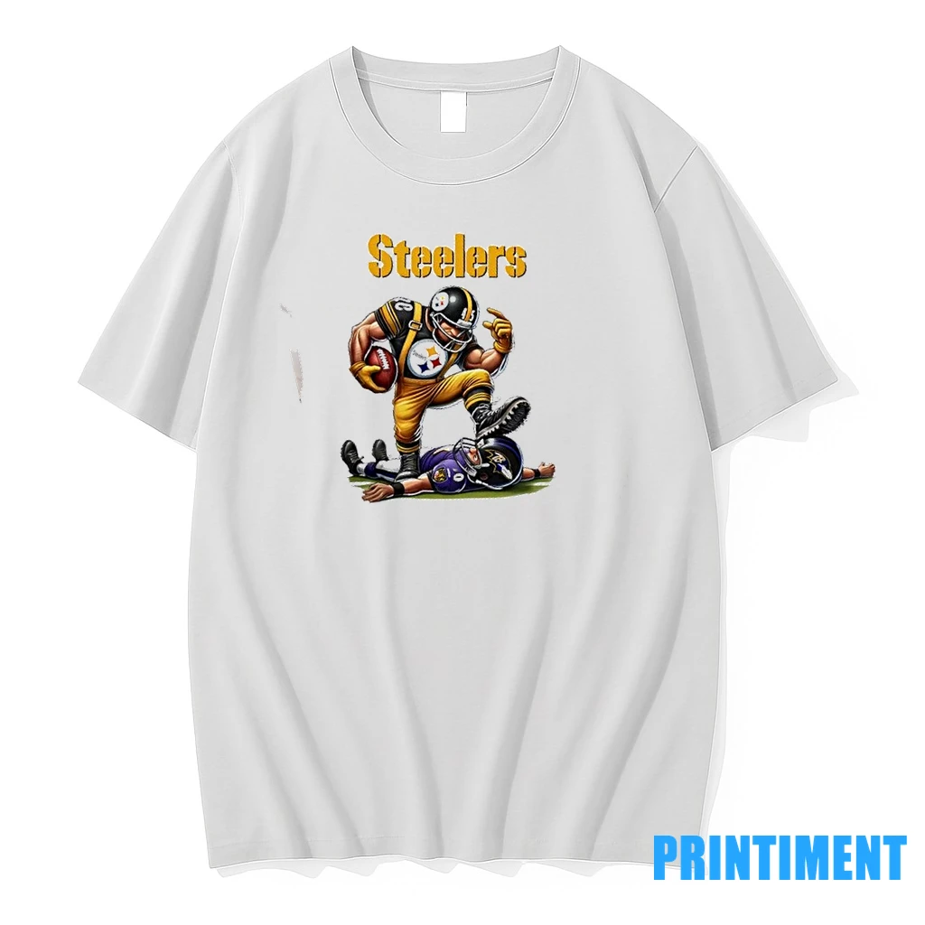 Pittsburgh Steelers Win Baltimore Ravens Lose Football Mascots Battle Tshirts Sweater Hoodie