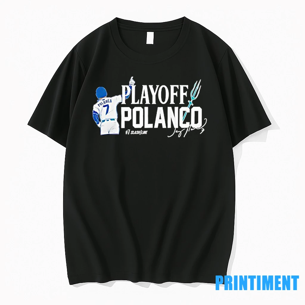 Playoff Jorge Polanco Seattle Mariners Signature Tshirts Sweater Hoodie