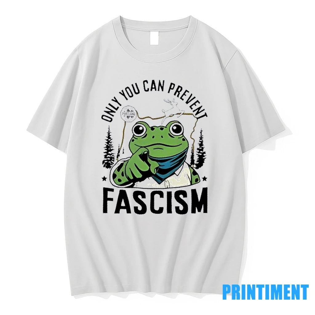 Portland Frog Only You Can Prevent Fascism Anti Ice Tshirts Sweater Hoodie