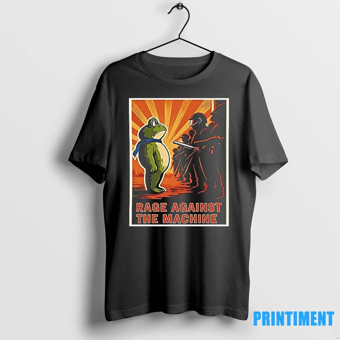 Portland Frog Rage Against The Machine Sunset Tshirts Sweater Hoodie