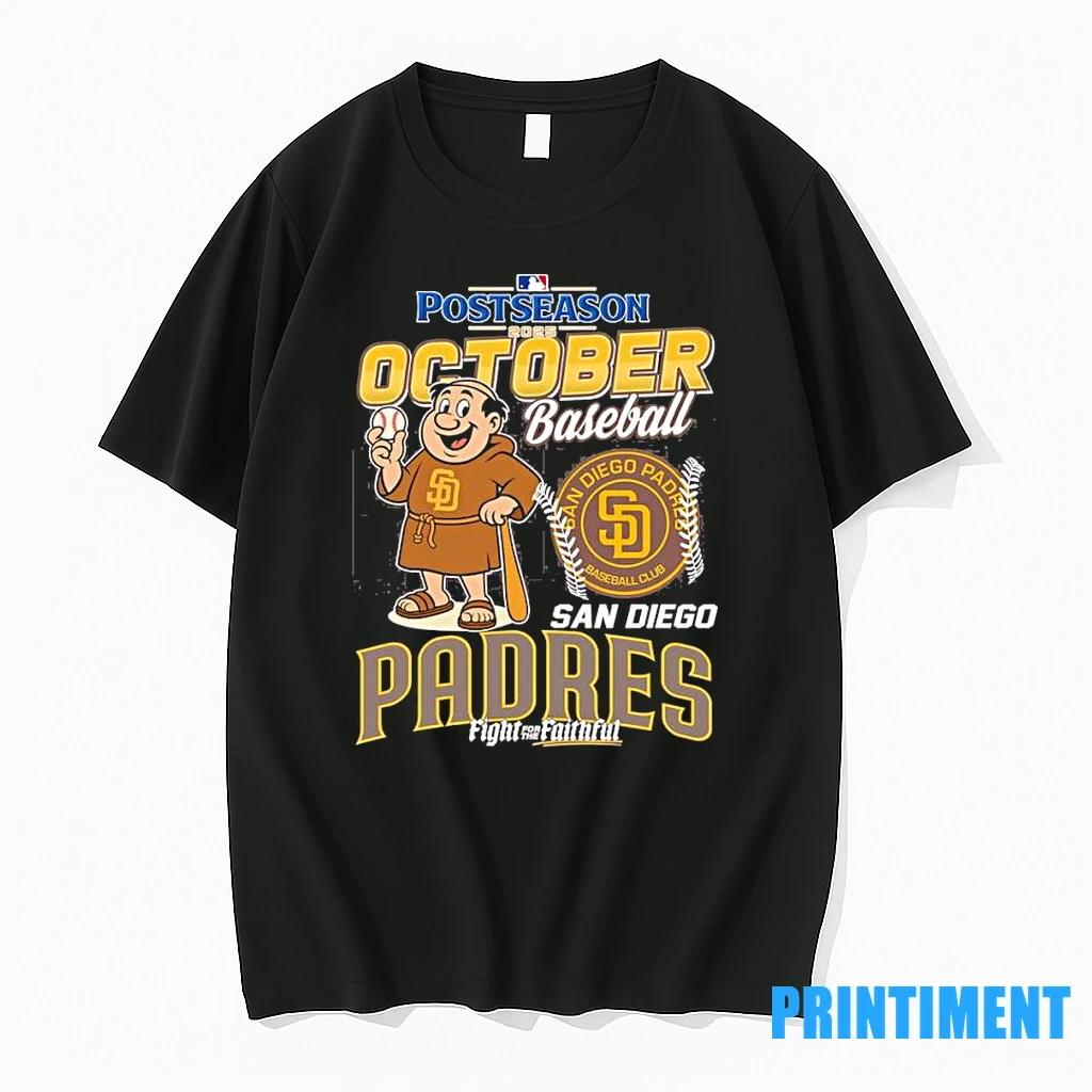 Postseason 2025 October Baseball San Diego Padres Mascot Tshirts Sweater Hoodie
