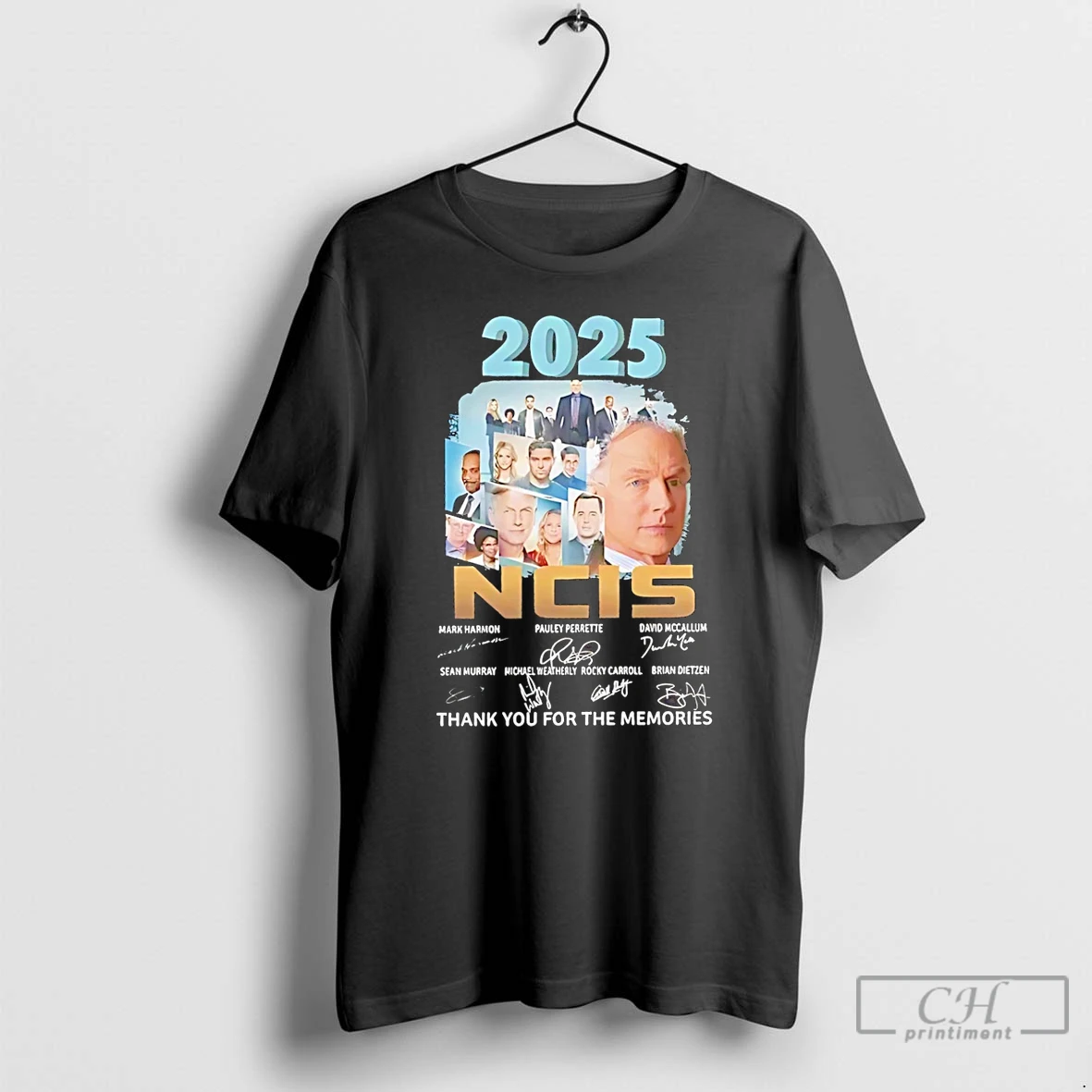 Premium 2025 Ncis Thank You For The Memories Signatures T Shirts Hoodie