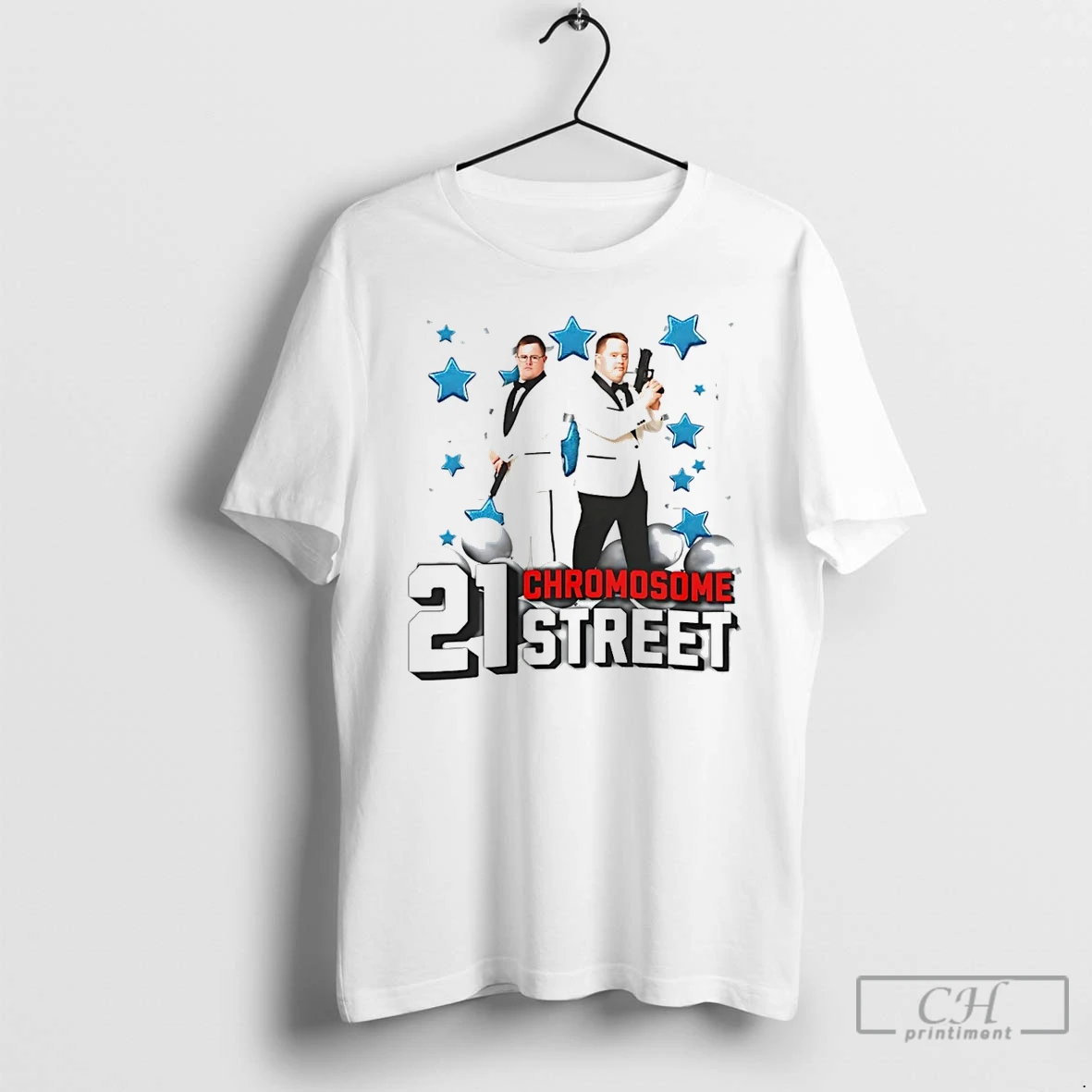 Premium 21 Chromosome Street Down Syndrome Graphic T Shirts Hoodie