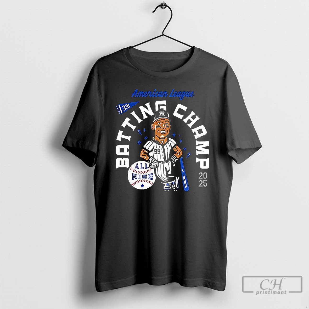 Premium Aaron Judge New York Yankees Baseball American League 2025 Batting Champ 331 T Shirts
