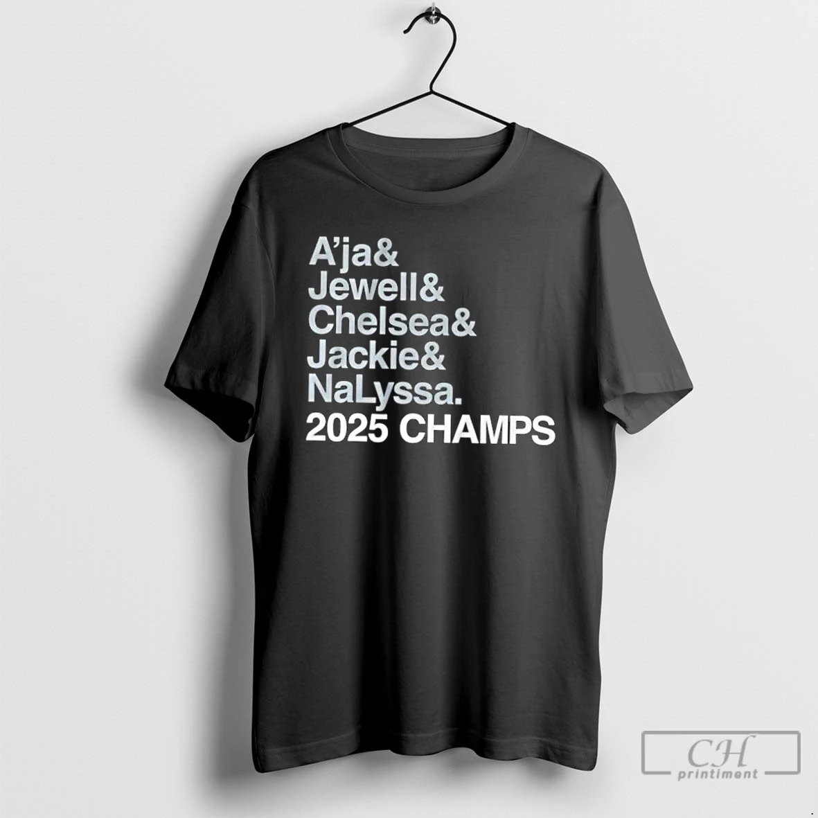 Premium Aja Jewell Chelsea Jackie Nalyssa Las Vegas Aces 2025 Wnba Champs T Shirts Hoodie