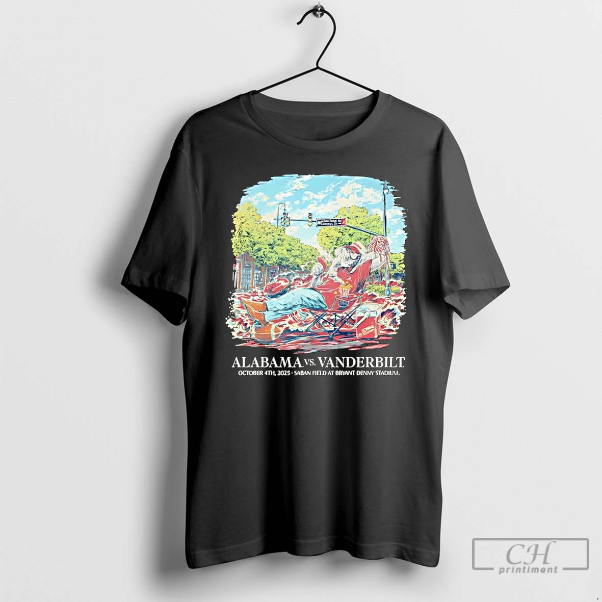 Premium Alabama Vs Vanderbilt 2025 T Shirts Hoodie
