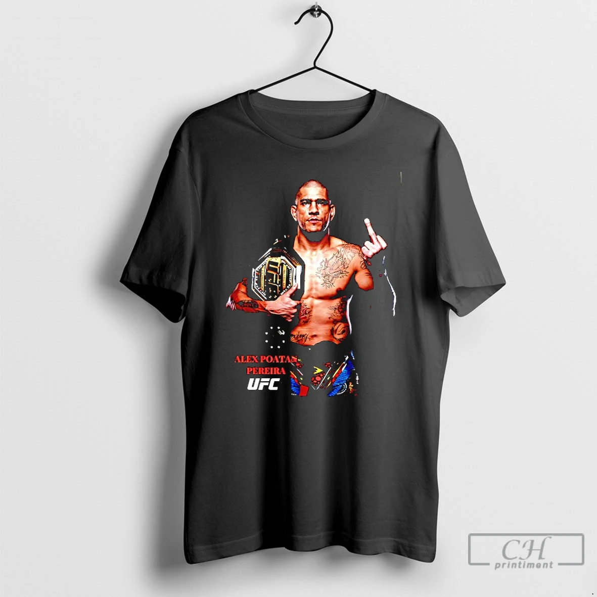 Premium Alex Poatan Pereira Ufc Champions Belt T Shirts Hoodie