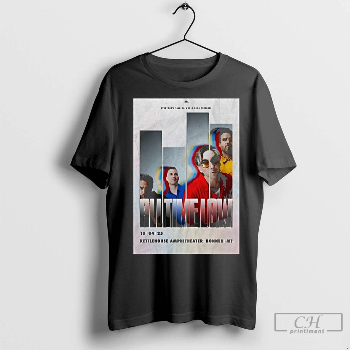 Premium All Time Low October 4 2025 Kettlehouse Amphitheater Bonner Mt T Shirt