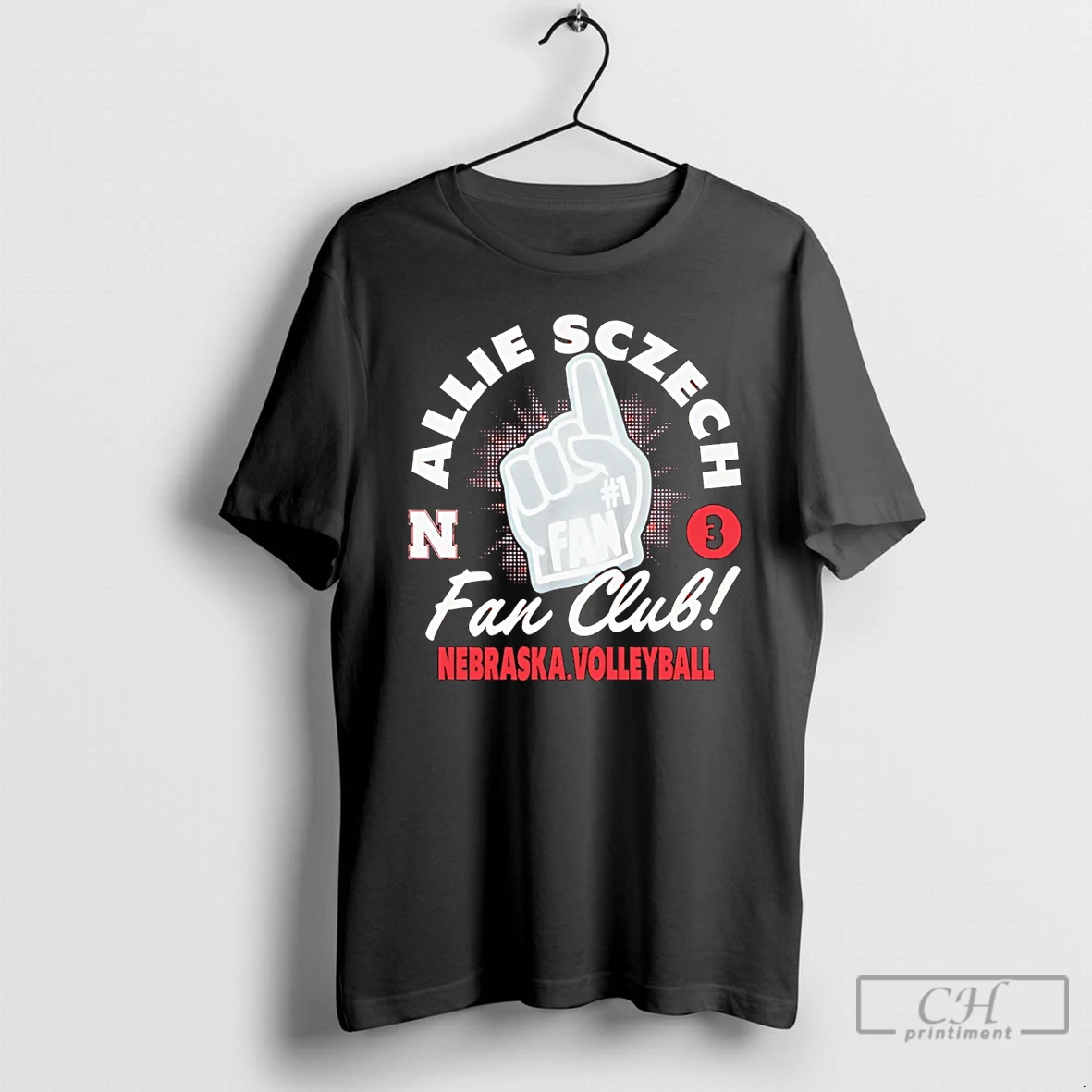 Premium Allie Sczech Fan Club Nebraska Volleyball T Shirts Hoodie