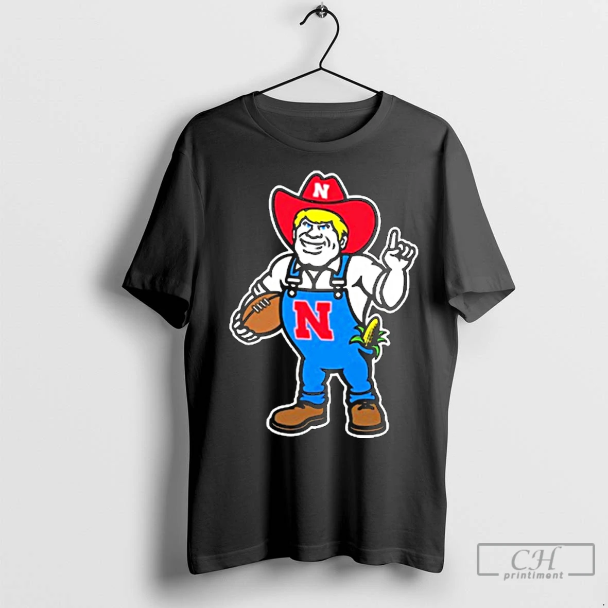 Premium Andrew Whitworth Ryan Fitzpatrick Nebraska Huskers Herbie Mark Mascot T Shirt