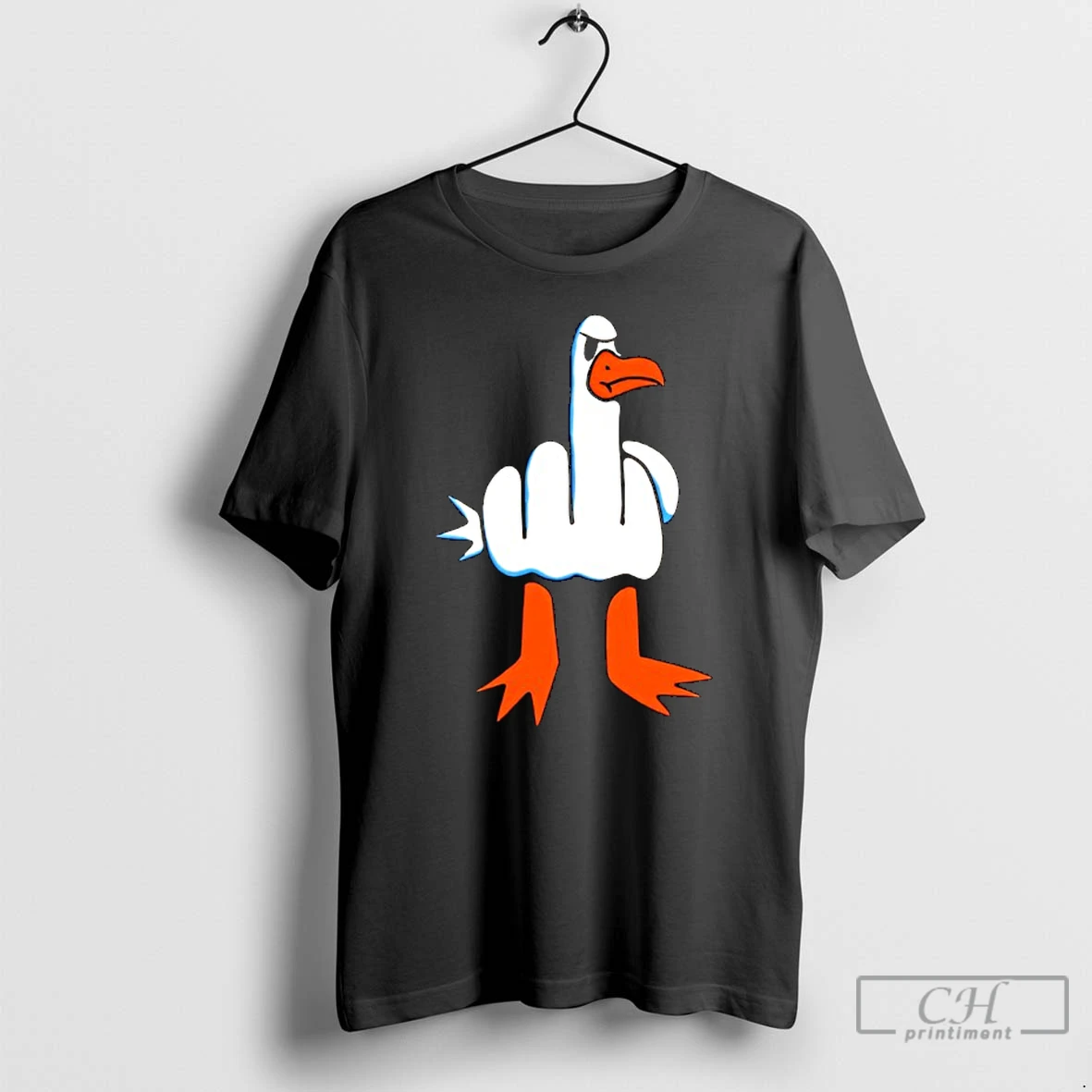 Premium Angry Bird Hand Parody T Shirts Hoodie