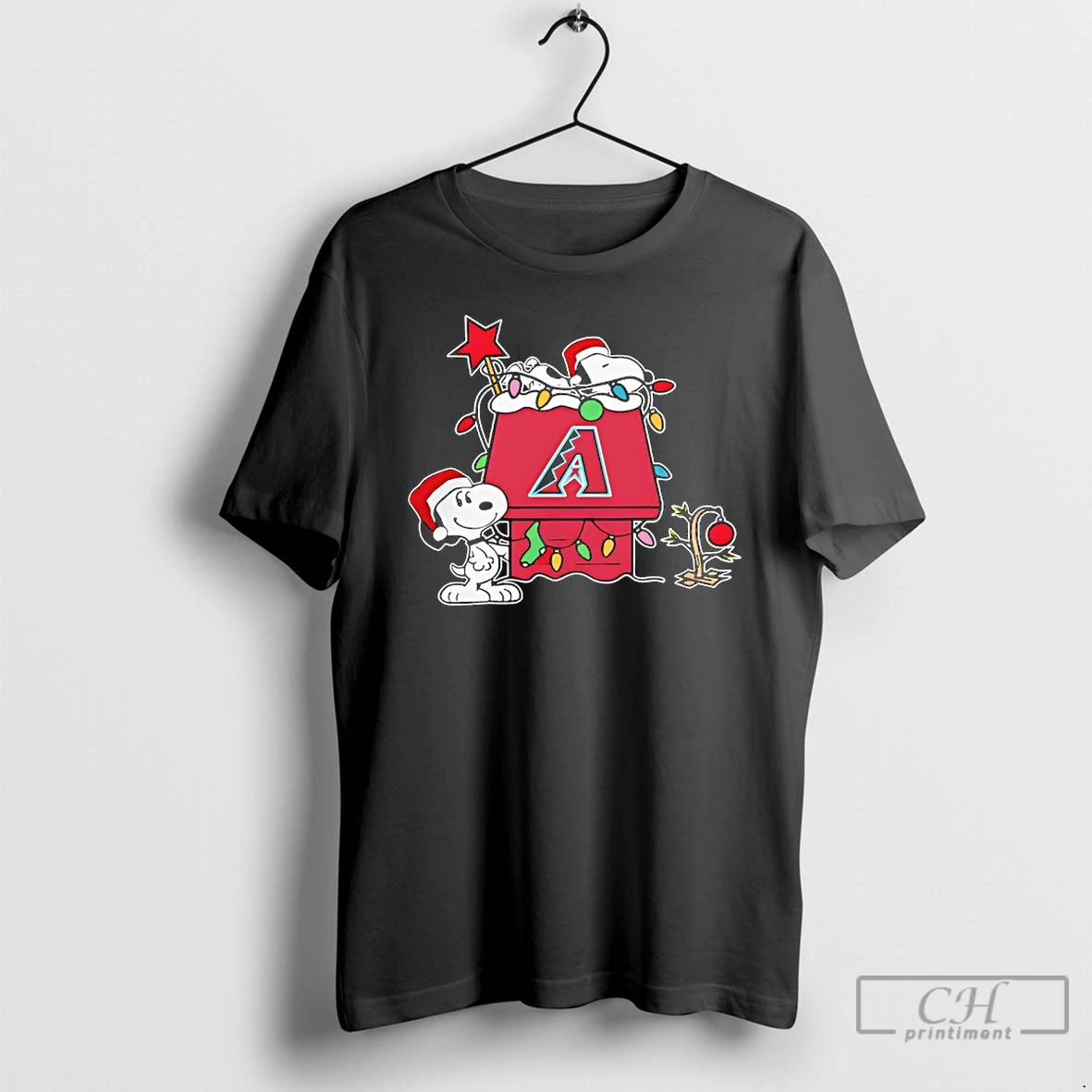 Premium Arizona Diamondbacks Snoopy Christmas Holiday 2025 T Shirts Hoodie