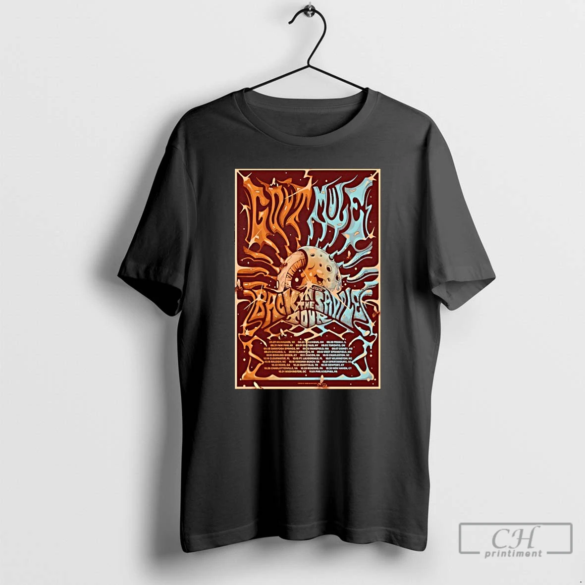 Premium Back In The Saddle Tour 2025 Govt Mule T Shirts Hoodie