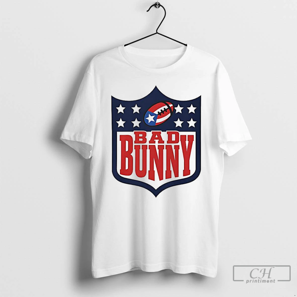 Premium Bad Bunny Super Bowl 2026 Halftime Show Logo T Shirts Hoodie