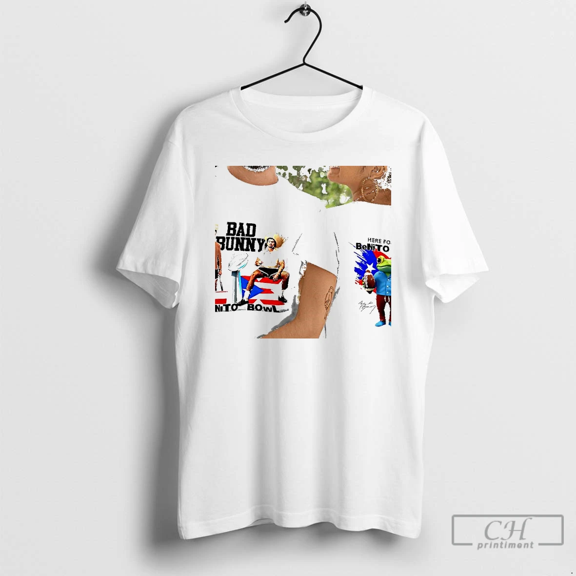 Premium Bad Bunny Here For The Benito Bowl Signature T Shirts