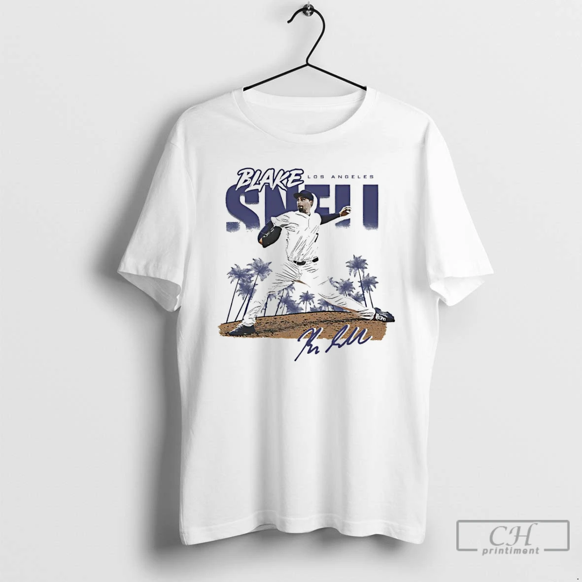 Premium Blake Snell Los Angeles Dodgers Dissolve Signature T Shirts Hoodie