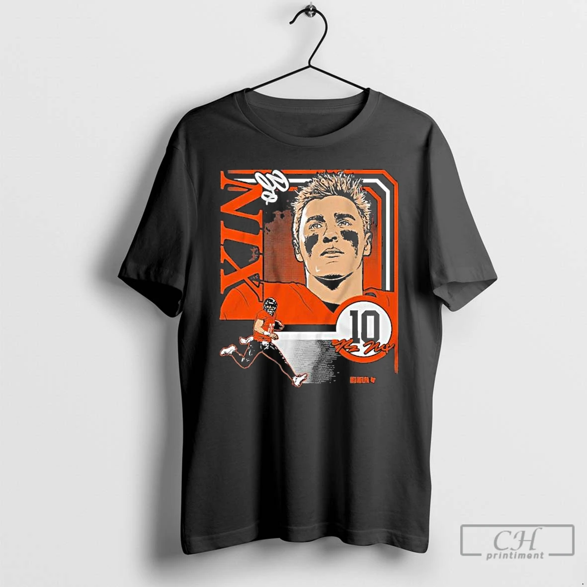 Premium Bo Nix Collage Frame T Shirts Hoodie