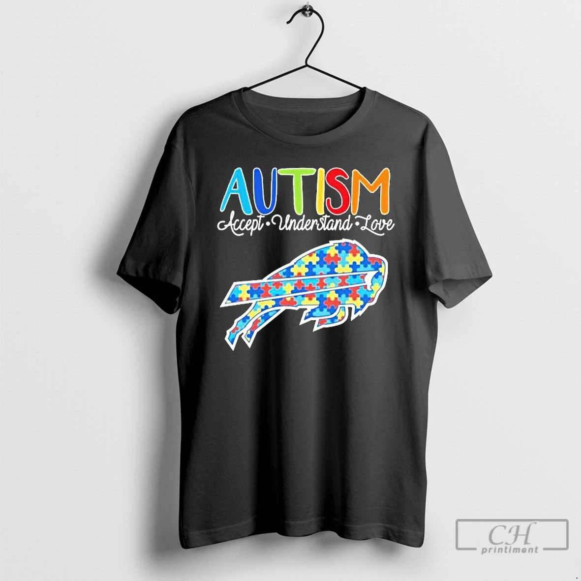 Premium Buffalo Bills Autism Accept Understand Love T Shirts Hoodie