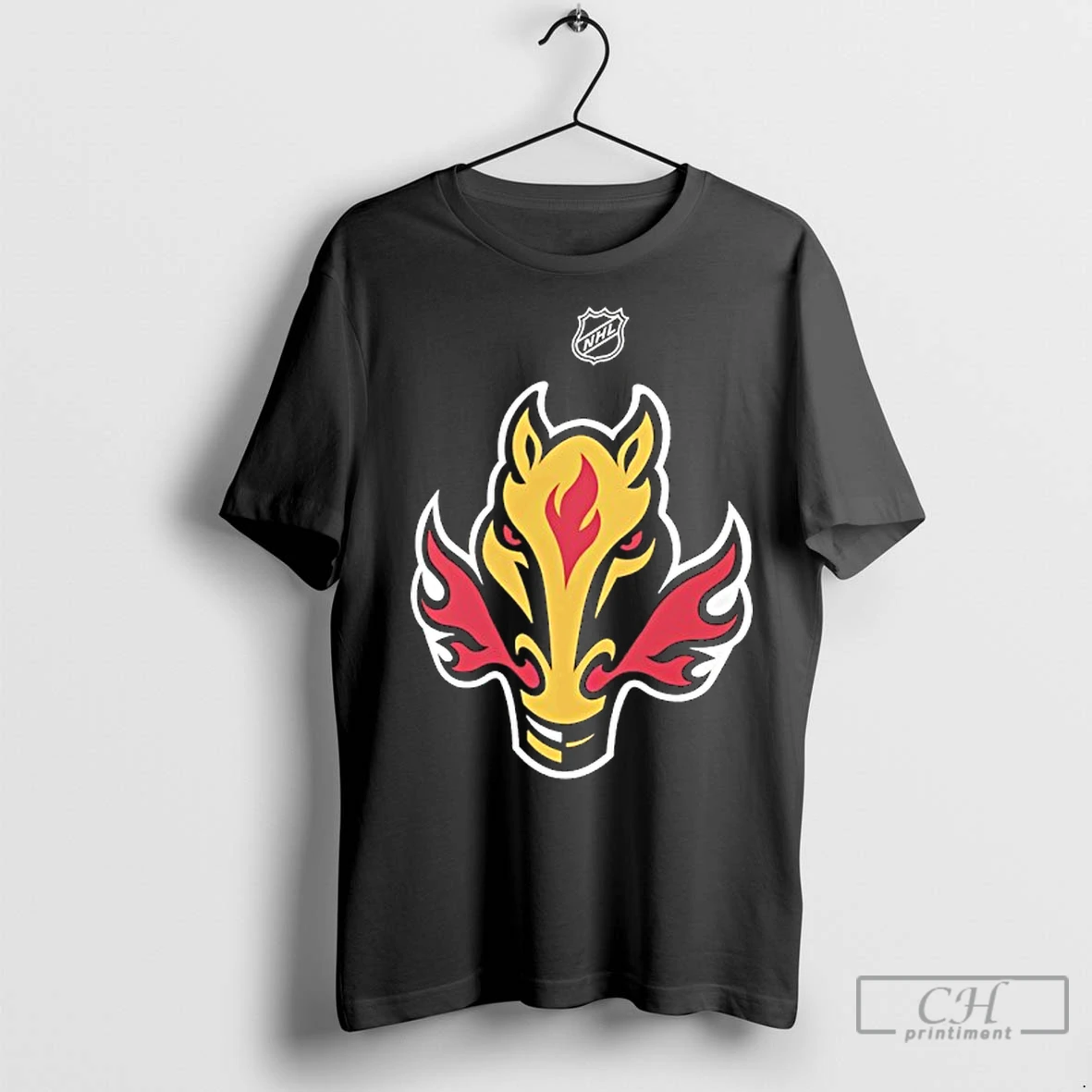 Premium Calgary Flames Alternate Logo T Shirt