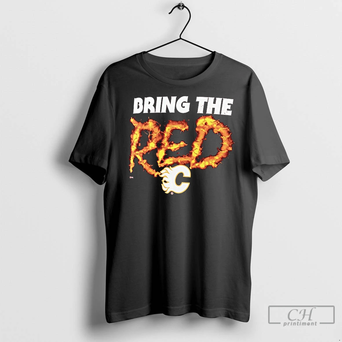 Premium Calgary Flames Hockey Bring The Red T Shirt