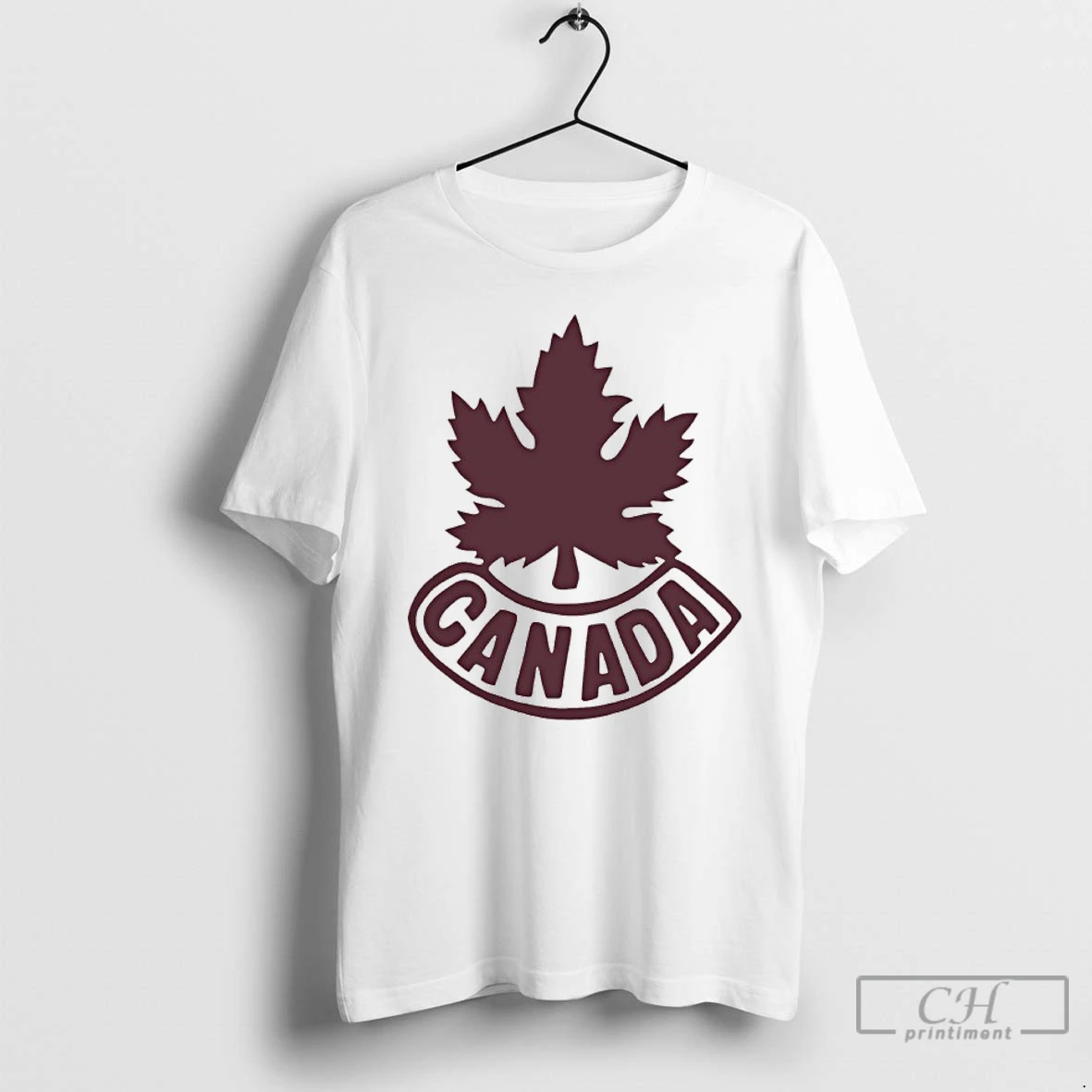 Premium Canada Leaf Logo T Shirts Hoodie