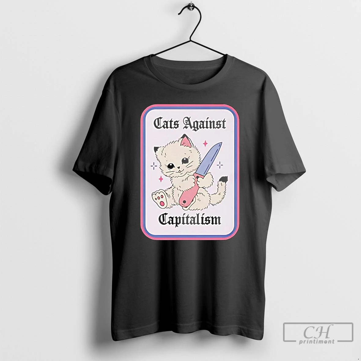 Premium Cats Against Capitalism T Shirts Hoodie