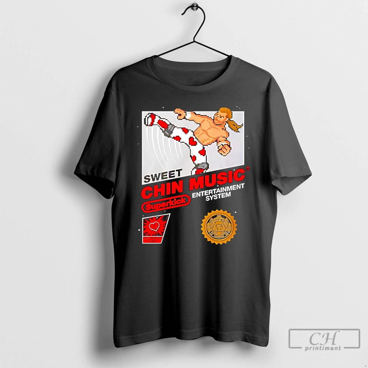 Premium Chin Music Entertainment System Sweet 8bit Game T Shirts Hoodie