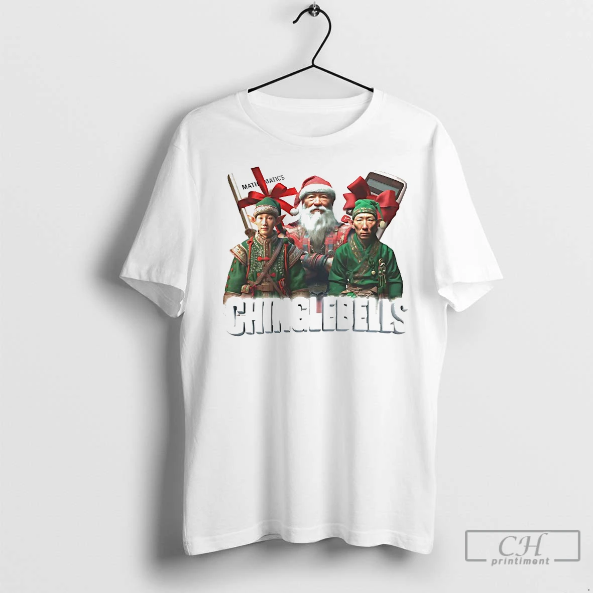 Premium Chinglebells Jingle Bells Christmas T Shirt