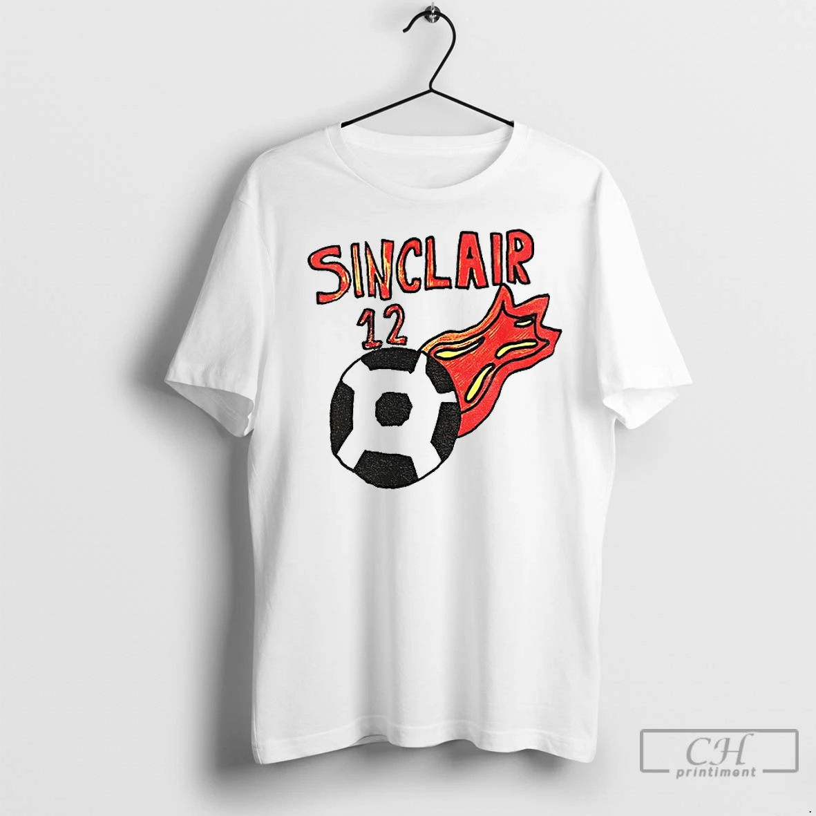 Premium Christine Sinclair 12 Portland Thorns Football Lover T Shirt