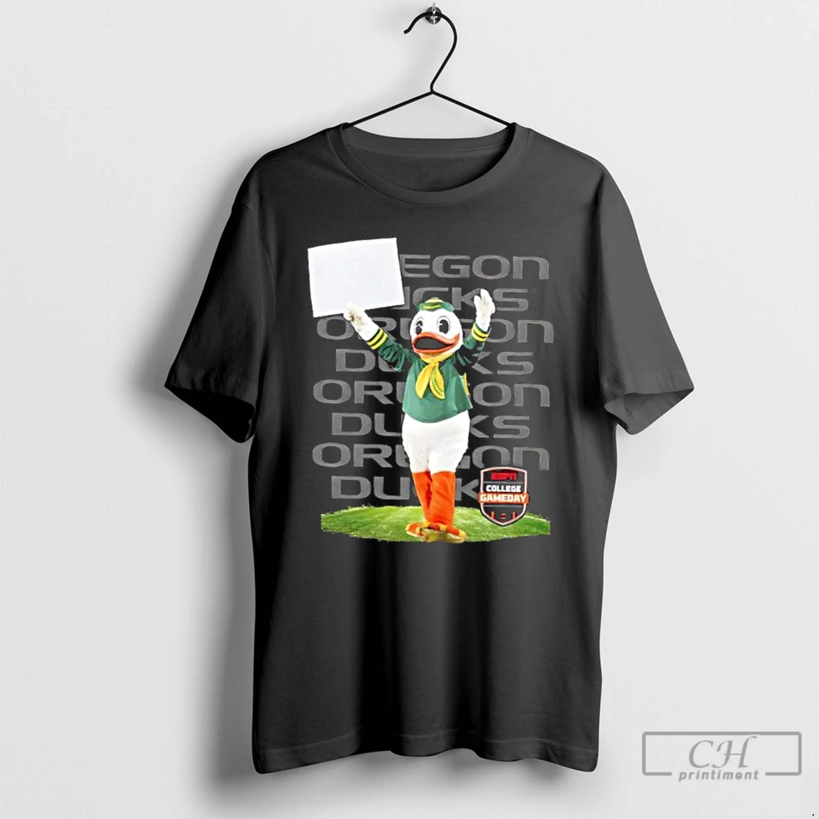 Premium College Gameday Oregon Ducks Mascot Sign T Shirts Hoodie