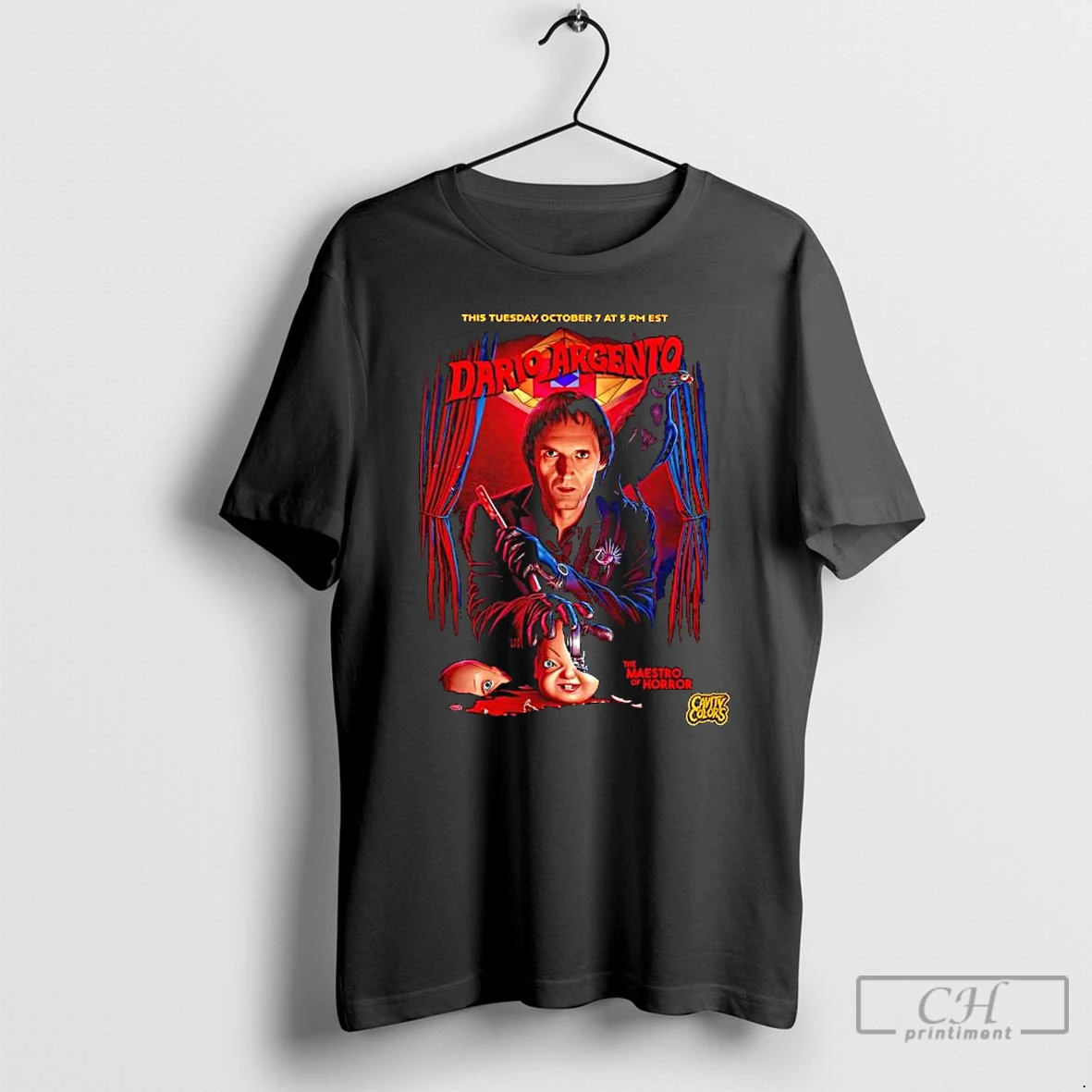 Premium Dario Argento This Tuesday October 7 At 5 Pm Est The Maestro Of Horror T Shirts Hoodie