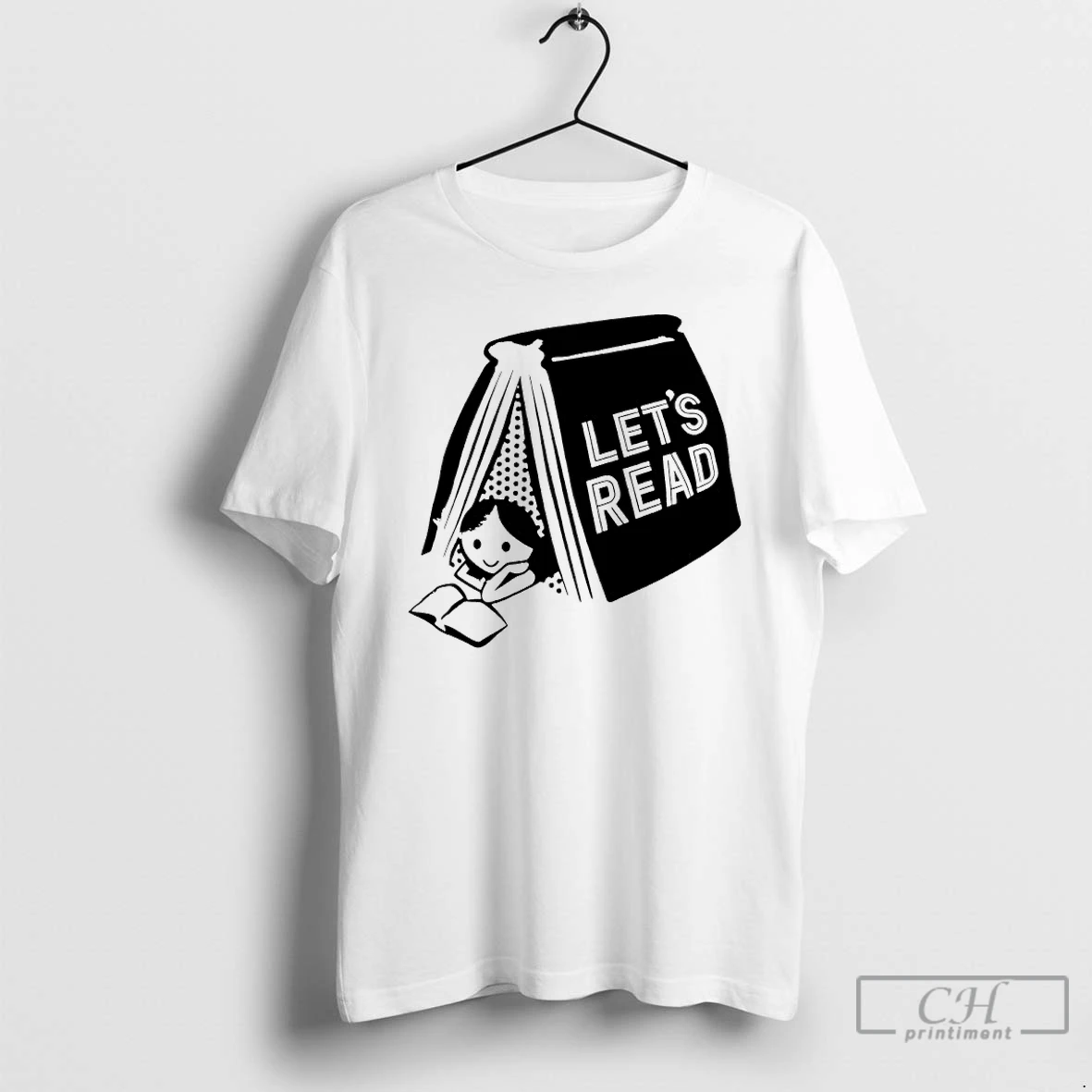 Premium Derek Luh Wearing Lets Read T Shirts Hoodie