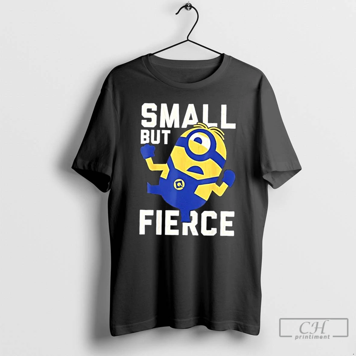 Premium Despicable Me Minions He Is Small But Fierce Graphic T Shirts Hoodie