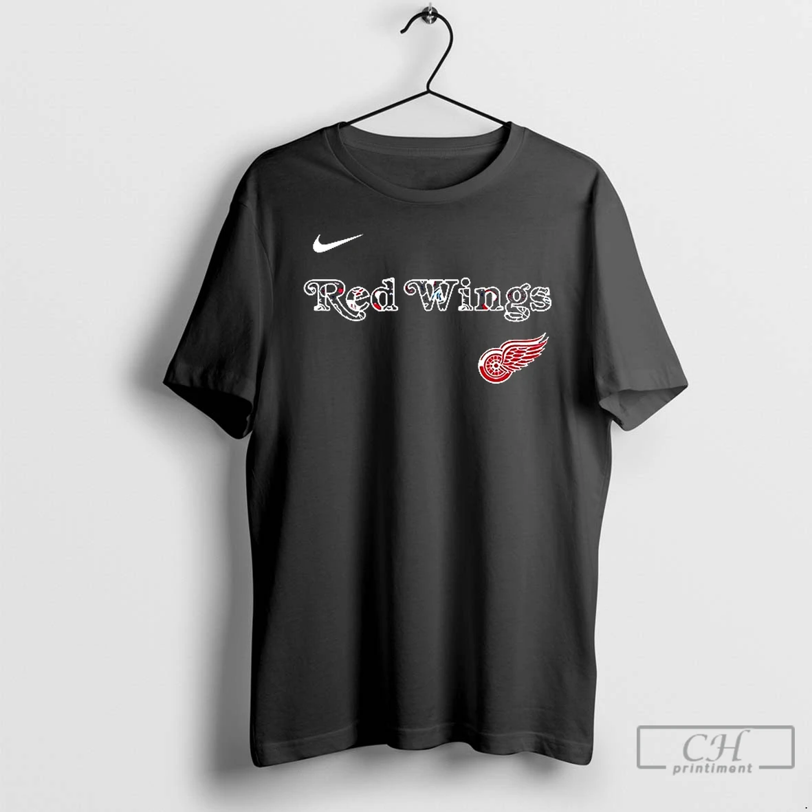 Premium Detroit Red Wings X Nurse Its A Work Of Heart 1 Sided T Shirts
