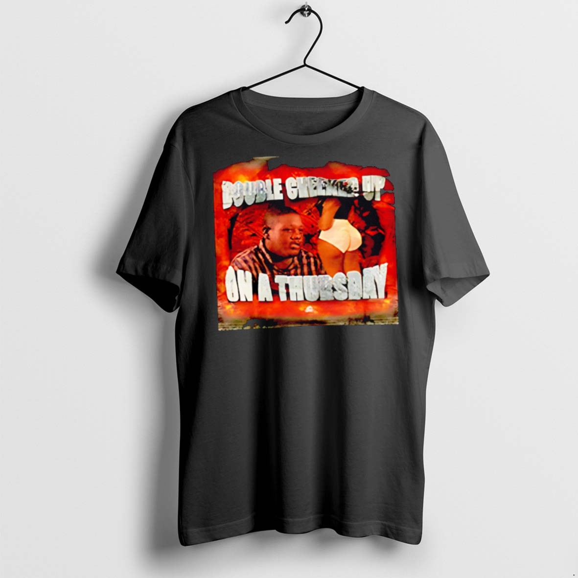 Premium Double Cheeked Up On A Thursday Graphic T Shirts