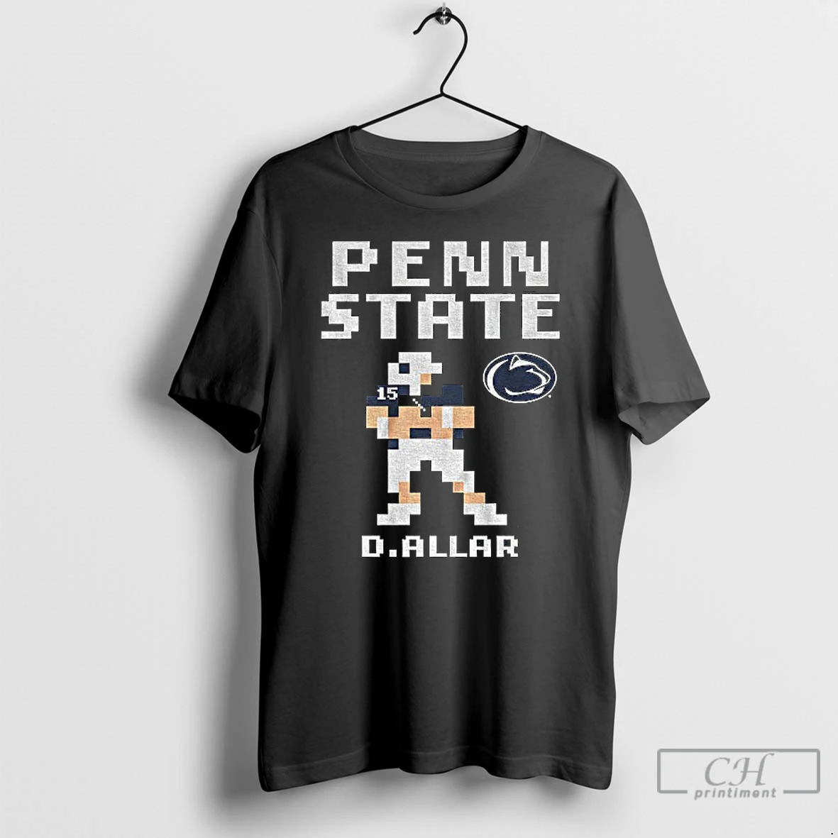 Premium Drew Allar 8 Bit Retro Baller Penn State Nittany Lions Football 2025 T Shirts Hoodie