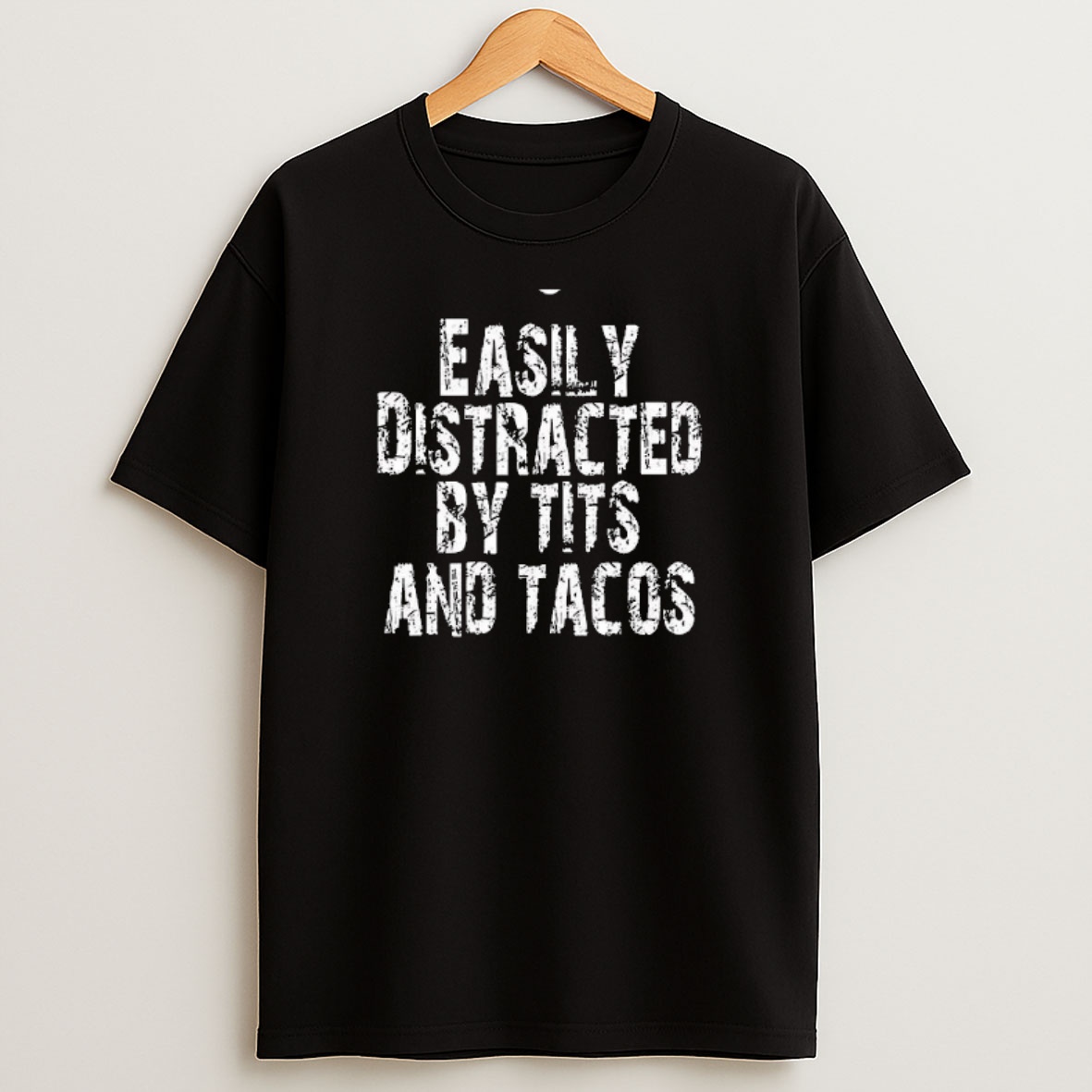 Premium Easily Distracted By Tits And Tacos Sweatshirt Tee