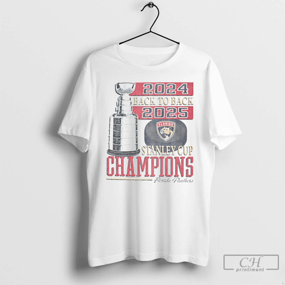 Premium Florida Panthers Back To Back Stanley Cup Champions 2024 2025 Hockey T Shirts Hoodie