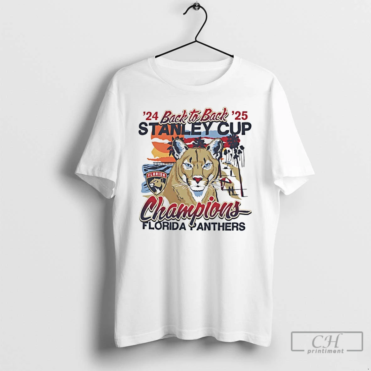 Premium Florida Panthers Back To Back Stanley Cup Champions T Shirts Hoodie