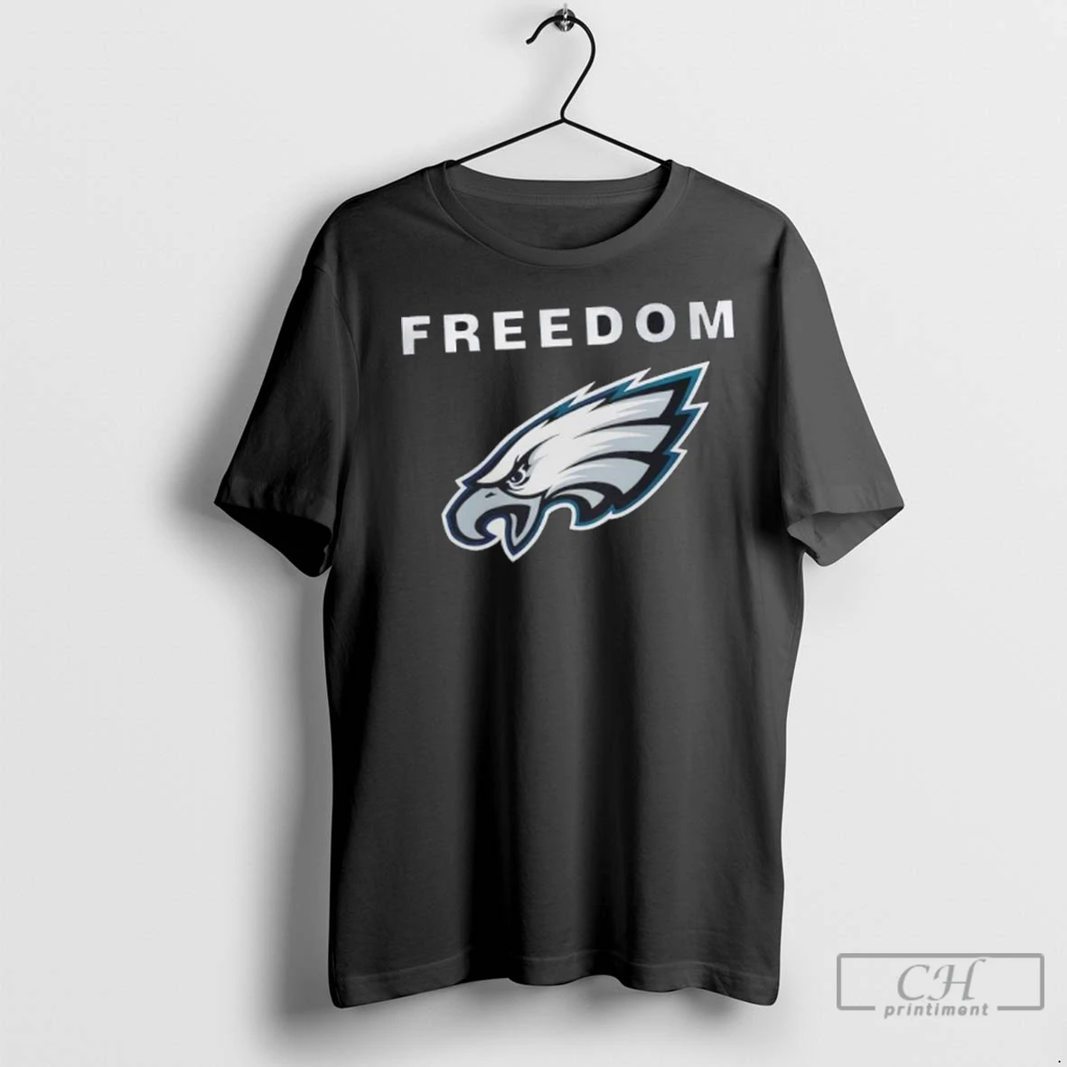 Premium Freedom Philadelphia Eagles Football Logo T Shirt