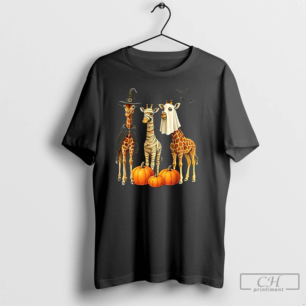 Premium Giraffe Boo Mummy Witch Halloween T Shirts Hoodie