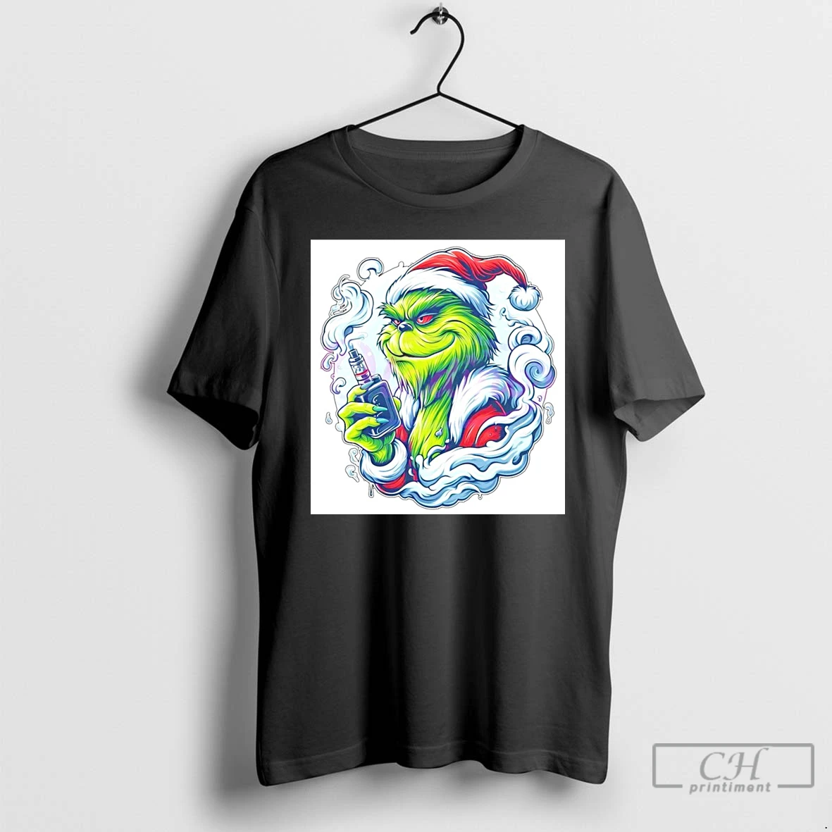 Premium Grinch Vaper Christmas Funny T Shirts Hoodie