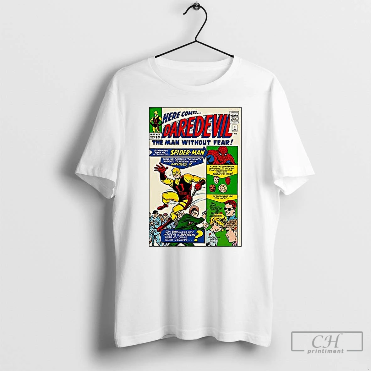 Premium Here Comes Daredevil The Man Without Fear Comic Ceramic Ceramic And Classic Dad Cap T Shirts Hoodie