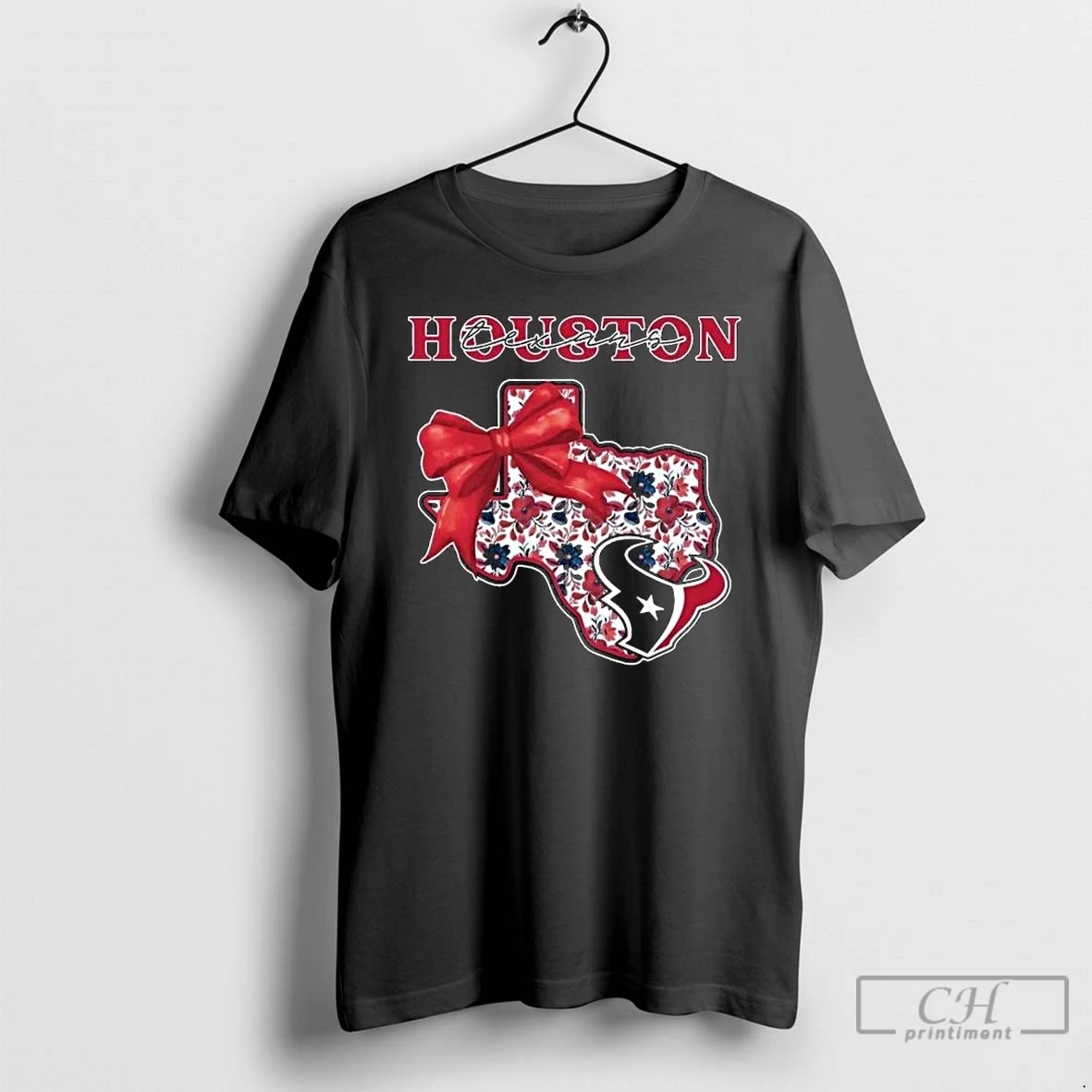 Premium Houston Texans Nfl Cozy State Bow 2025 Long Sleve T Shirts Hoodie