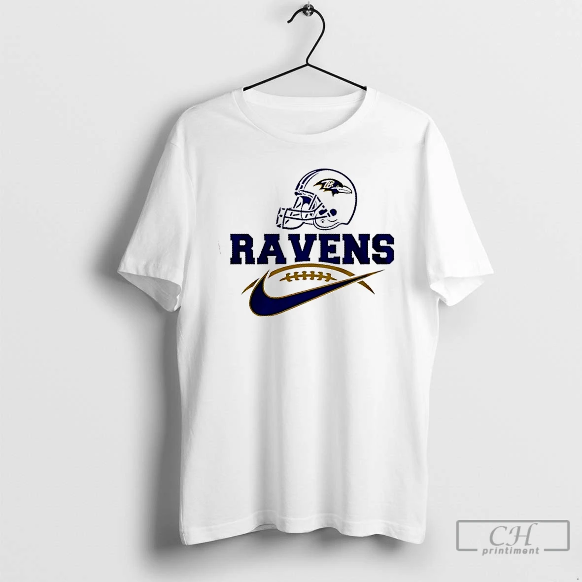 Premium I May Not Be In Baltimore But Im A Ravens Wherever I Am 2 Sided T Shirts Hoodie