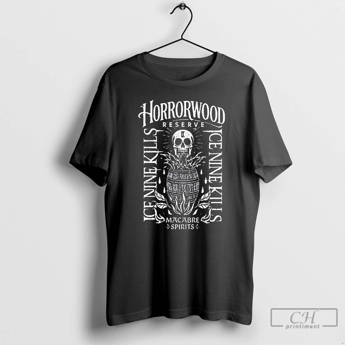 Premium Ice Nine Kills Horrorwood Reserve Vintage Long Sleve T Shirts Hoodie