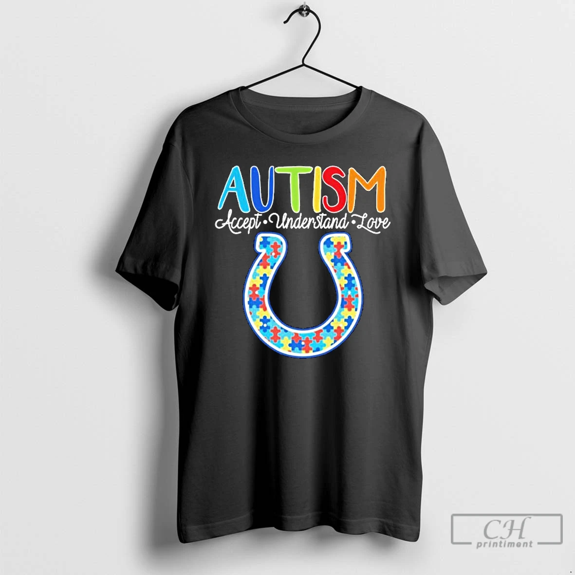 Premium Indianapolis Colts Autism Accept Understand Love T Shirts Hoodie